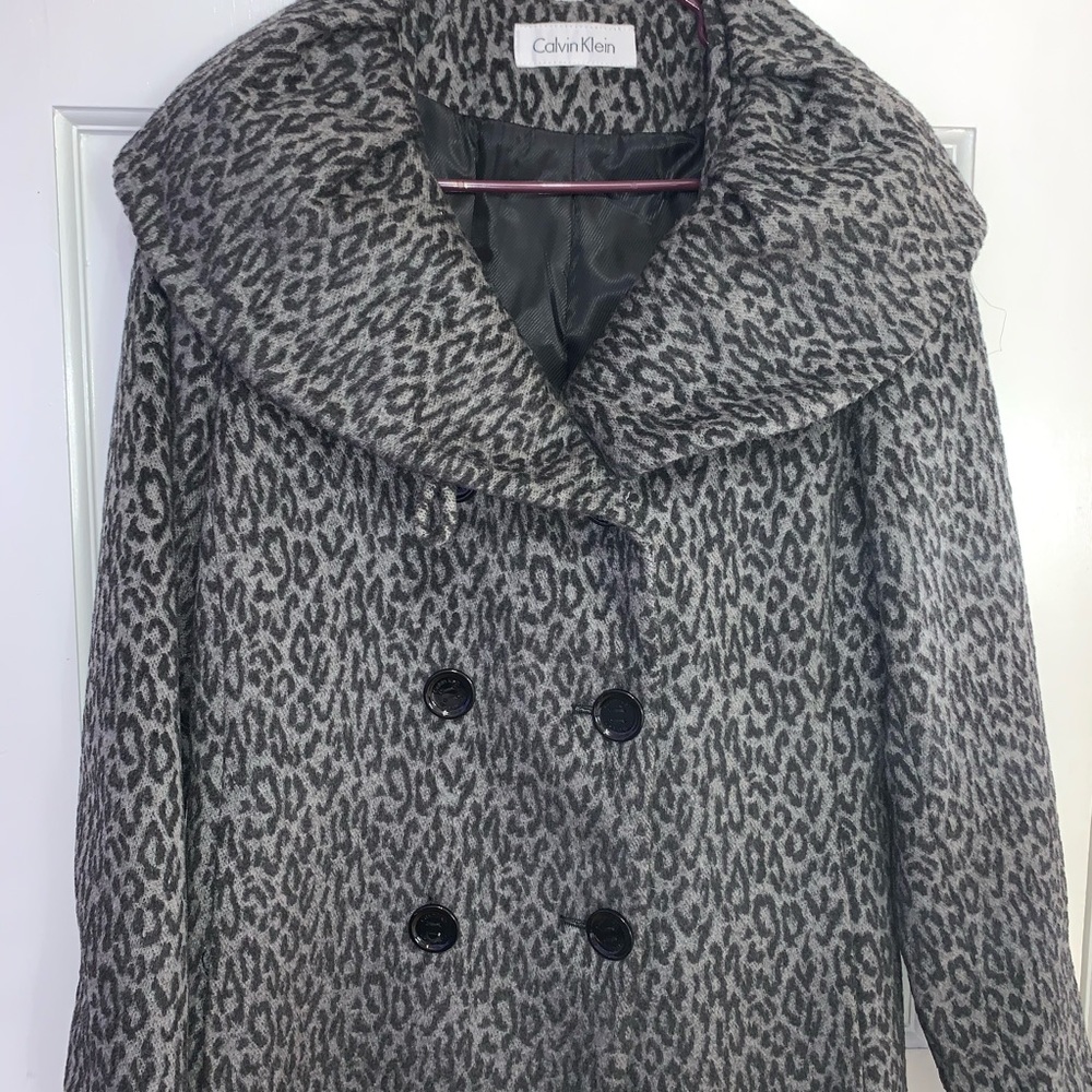 Calvin Klein long button jacket